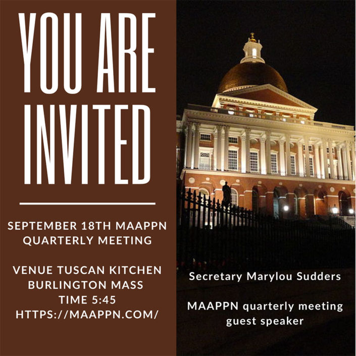September-18th-MAAPPN-quarterly-meetingVenue-Tuscan-Kitchen-Burlington-Mass September 18th MAAPPN quarterly meeting